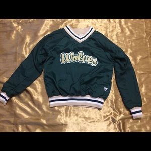 Green and Gold Wolves pullover